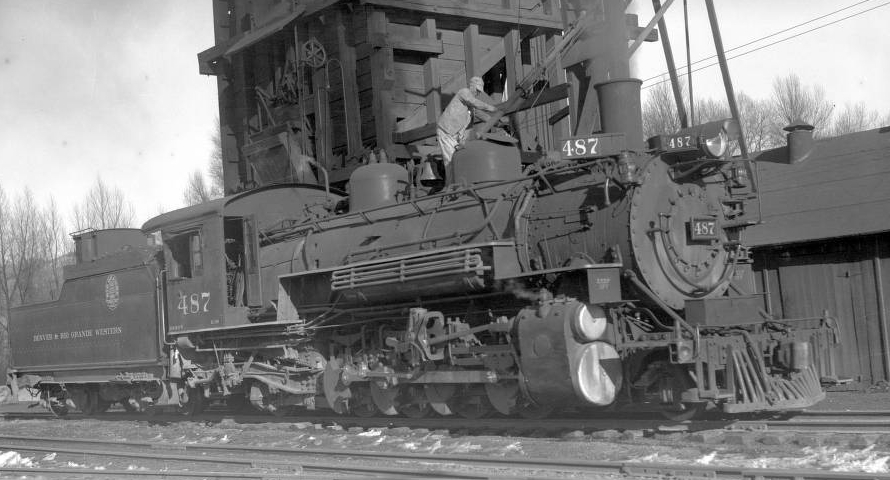 D&RGW 487 Chama January 1 1939