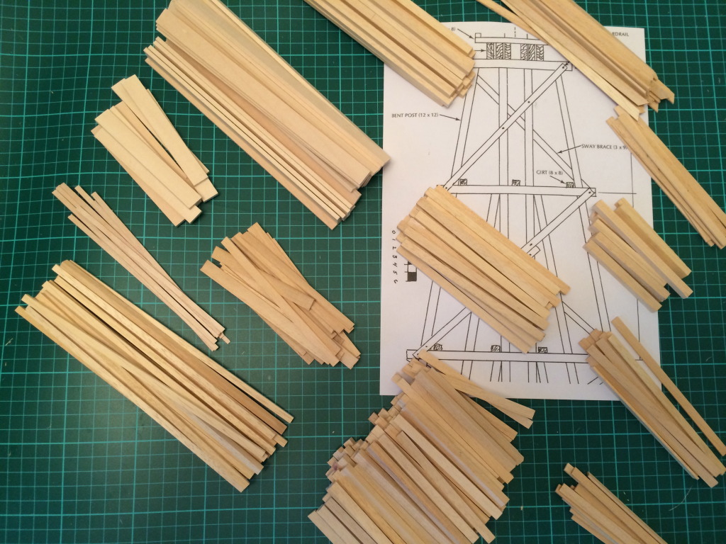 bass stripwood components