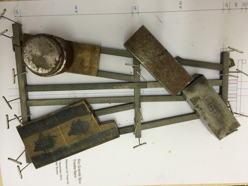 Weights used to hold compents